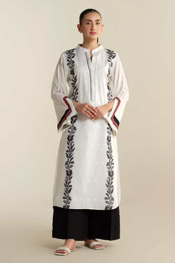 2 Piece - Printed Jacquard Suit - KPS25-P3445