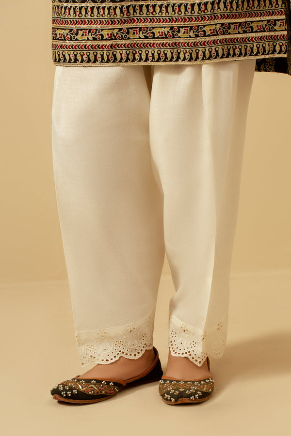 Embroidered Trouser - KPW24-P3069-69