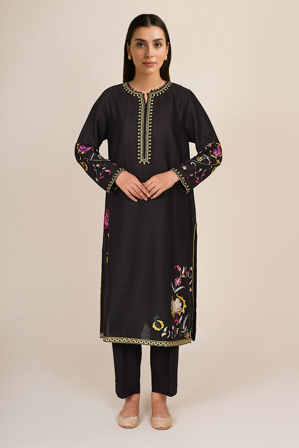 2 Piece - Embroidered Cotton Karandi Suit - KPW24-P3074-74