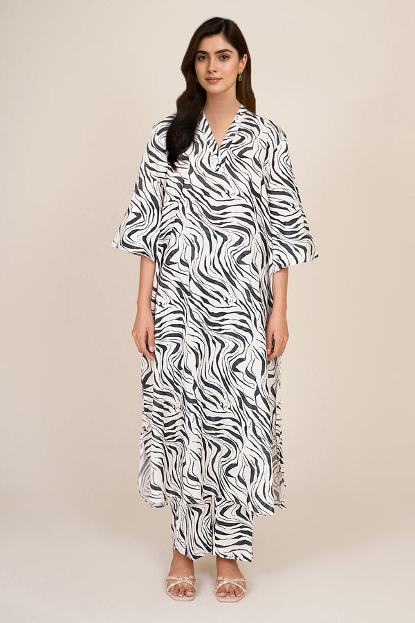 2 Piece - Printed Khaddar Suit - KPW25-P3688