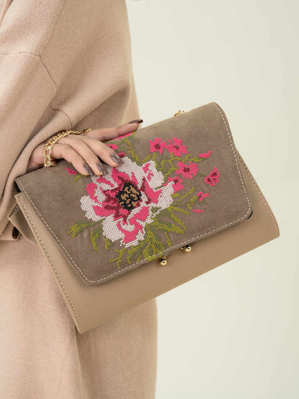 Embroidered Clutch