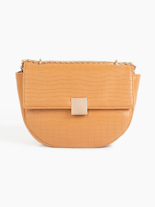 Snake Textured Handbag