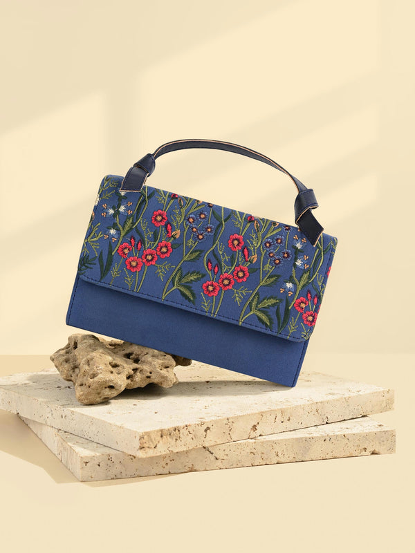 Embroidered Clutch