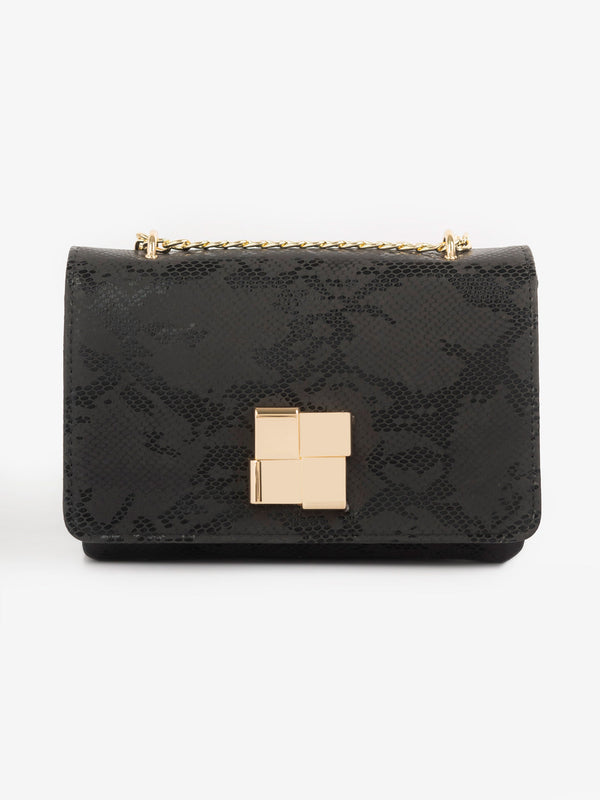 Snake Textured Clutch