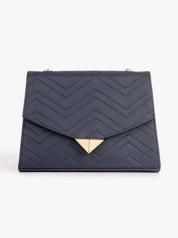 Chevron Quilted Handbag