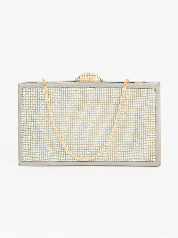 Rhinestone Embellished Clutch