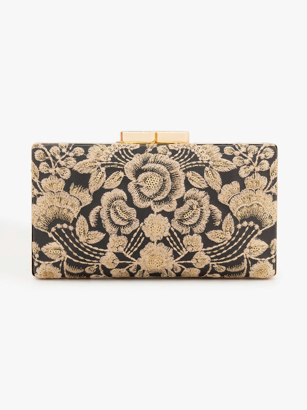 Embroidered Clutch
