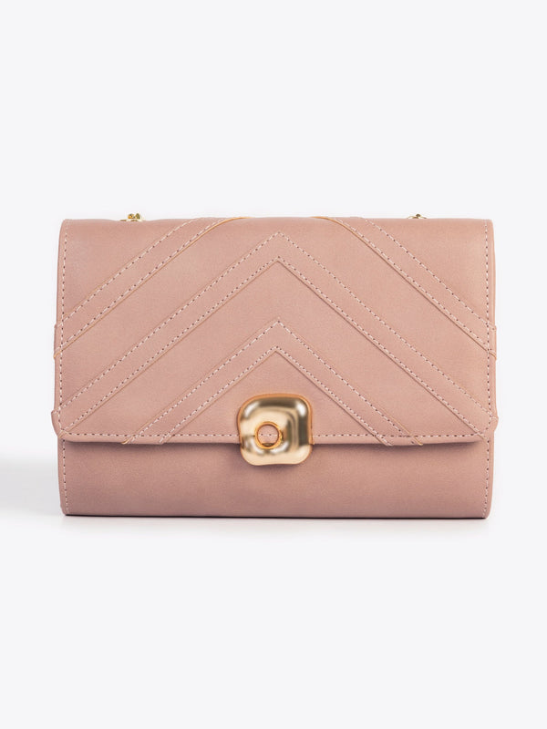 Chevron Stitch Clutch