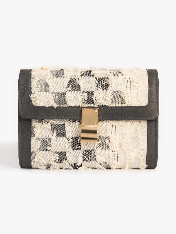 Denim Casual Clutch
