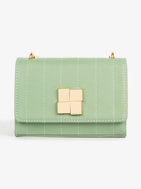 Stitched Casual Clutch