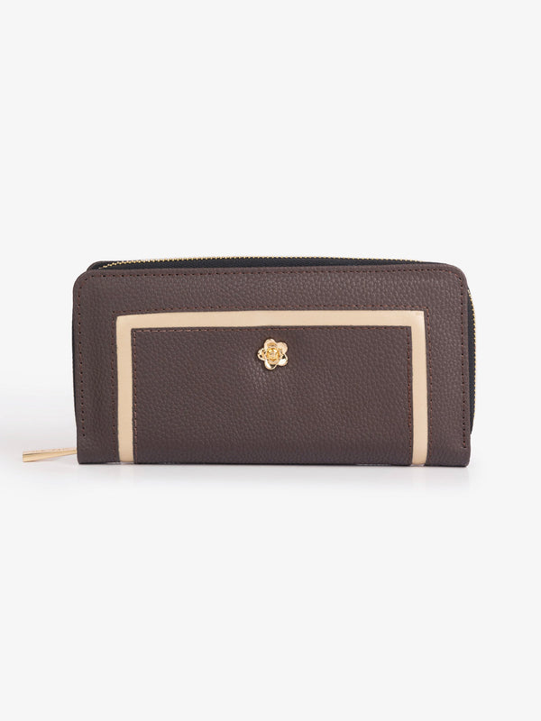 Floral Brooch Wallet