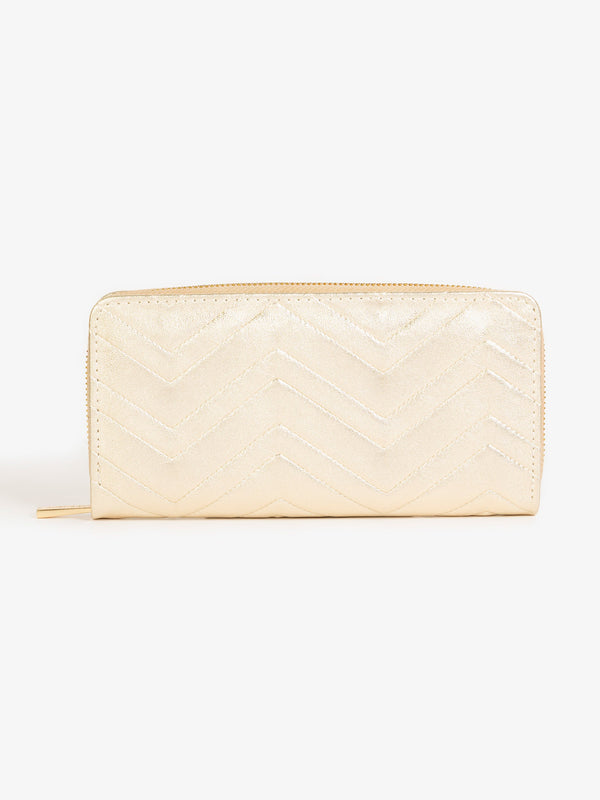 Chevron Stitch Wallet
