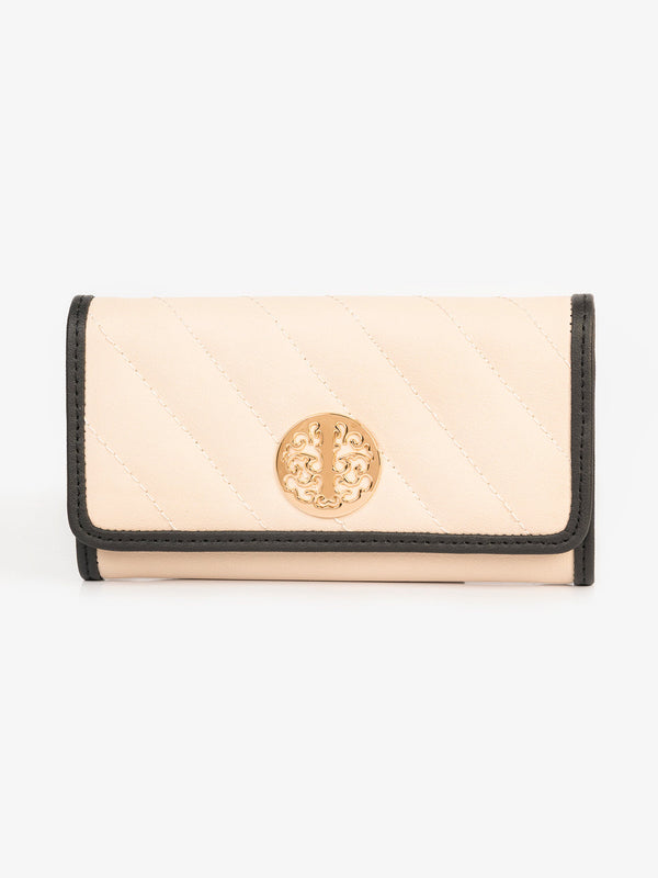 Two-tone Quilted Wallet