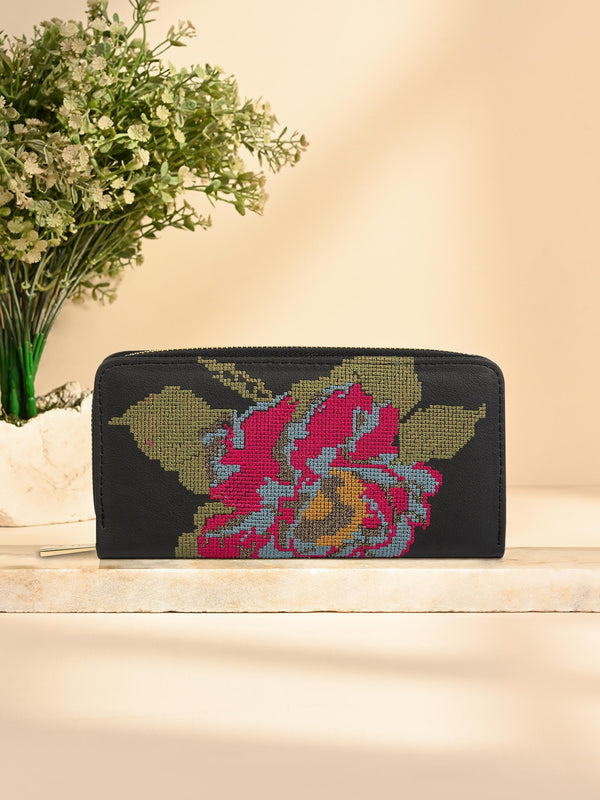 Embroidered Wallet