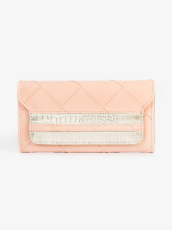 Two-tone Textured Wallet