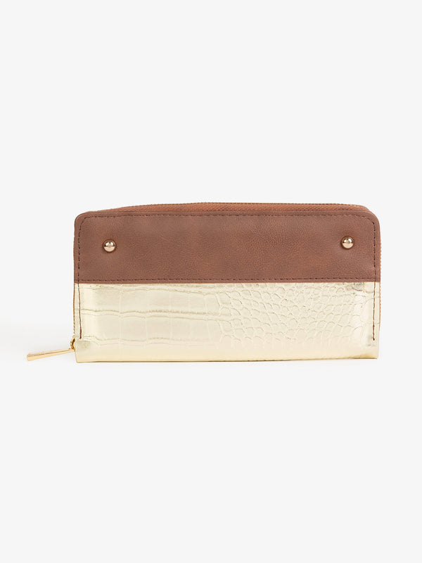 Two-tone Textured Wallet