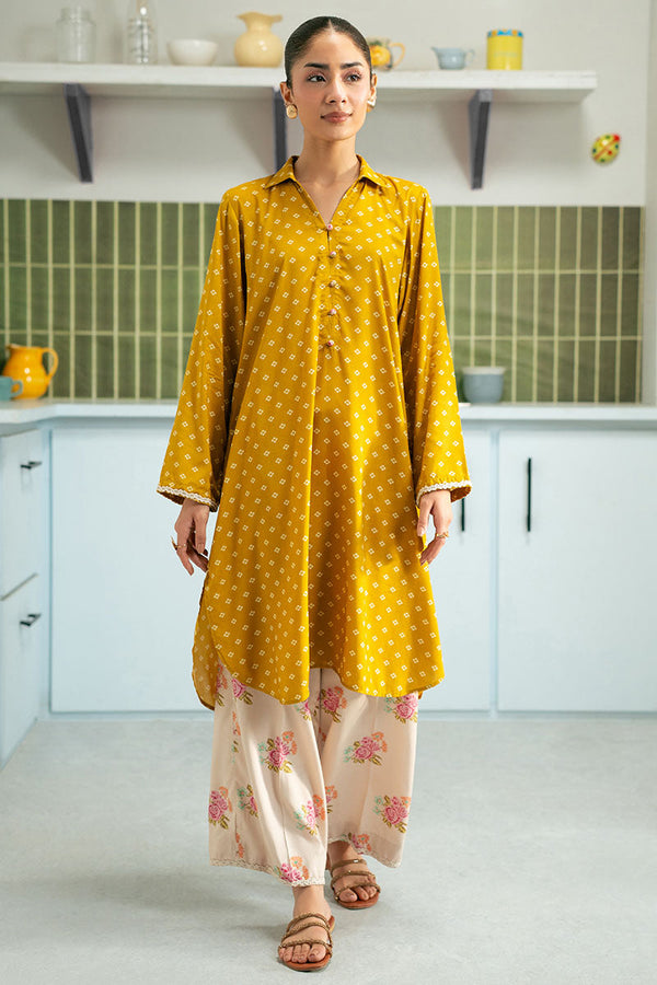 SUNSET FLORA-2PC (SHIRT & TROUSER)