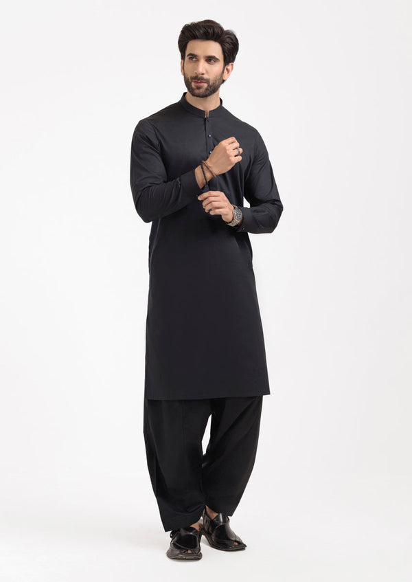 Black-Blended-Shalwar Suit - (M25SSE2094)