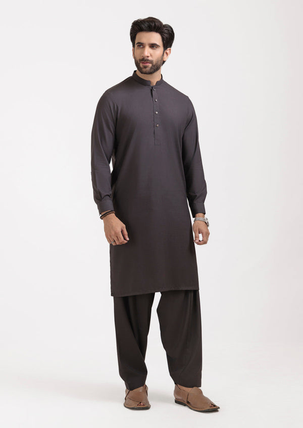 Charcoal-Blended-Kurta Shalwar - (M25SSS2014)