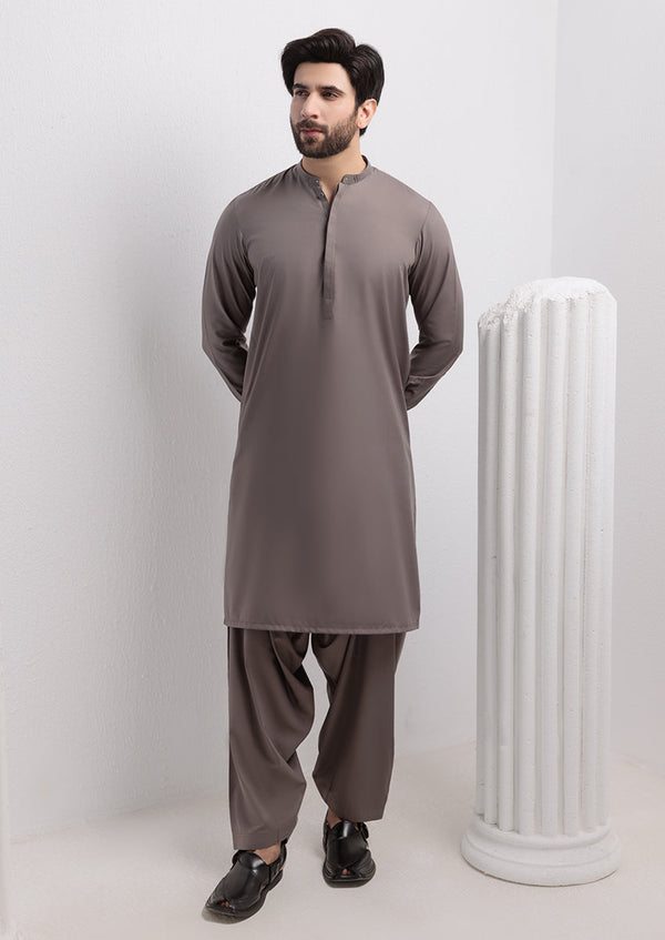 D-Grey-Blended-Shalwar Suit - (M25SSS2018)