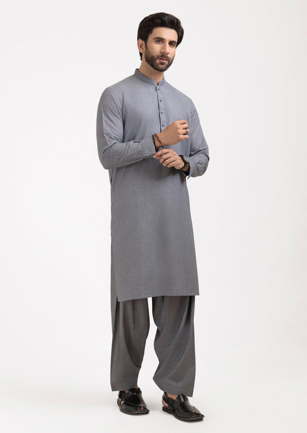 Grey-Blended-Shalwar Suit - (M25SSS2025)