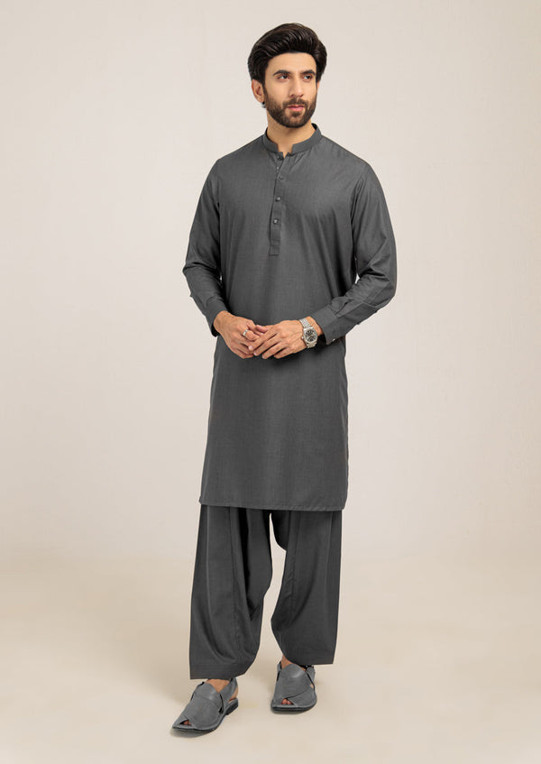 Charcoal-Blended-Shalwar Suit - (M25SSS2026)