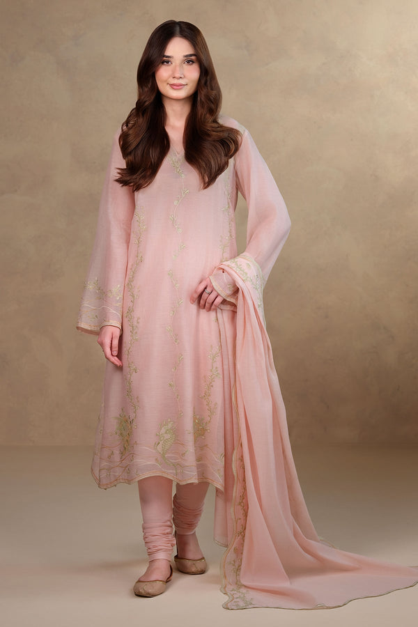 4 Piece - Embroidered Suit - MC1801-2