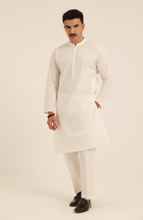 MEN KURTA OFF WHITE