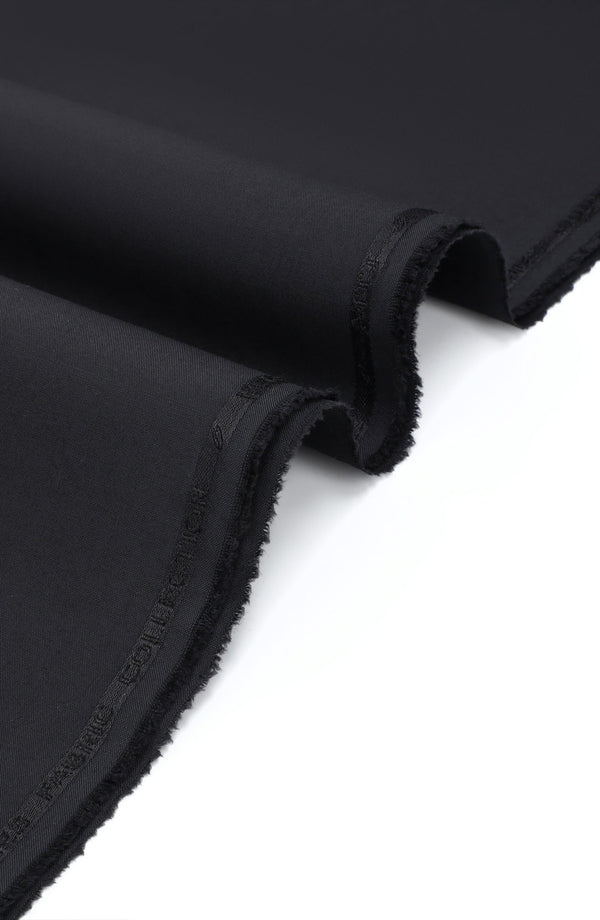 BLACK BLENDED UNSTITCHED