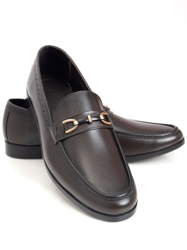Brown Leather Shoes - AL-MSHO-045