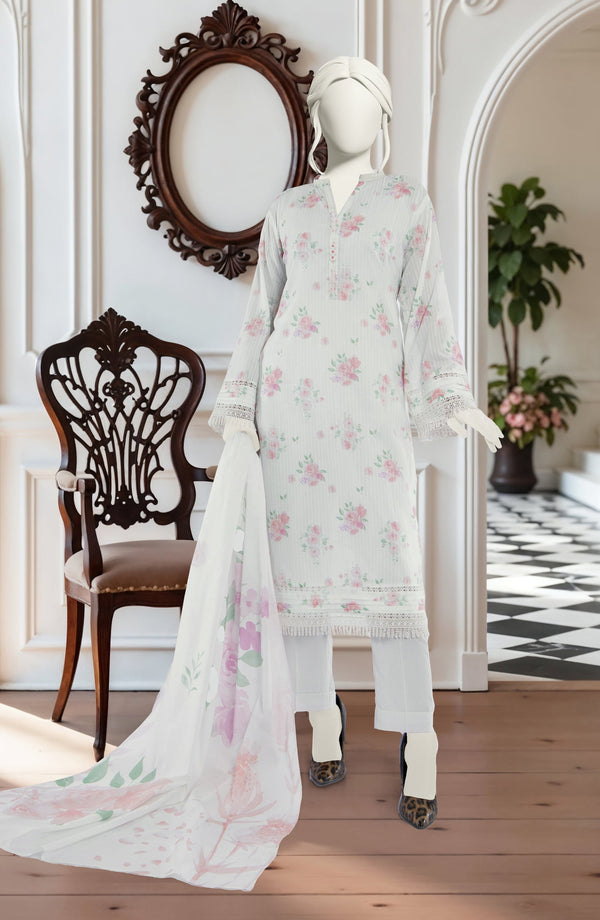 PRINTED LAWN 3PCS UNSTITCHED