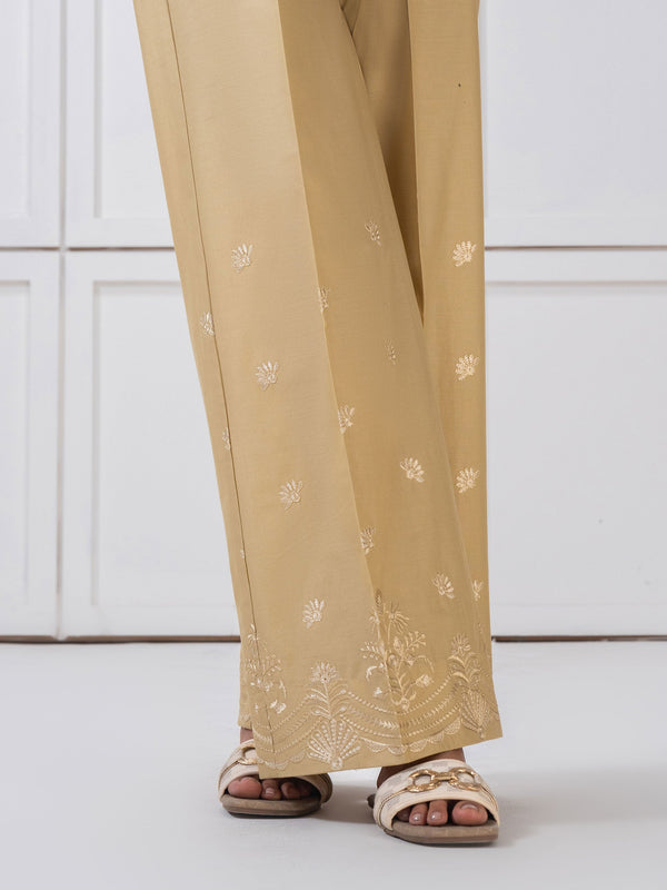 Cambric Trouser-Embroidered (Pret)