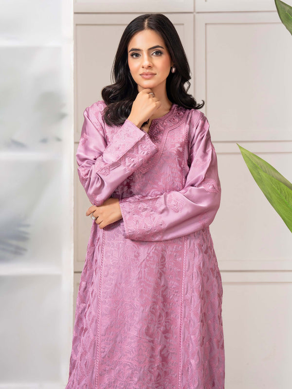 2 Piece Silk Suit-Embroidered (Pret)