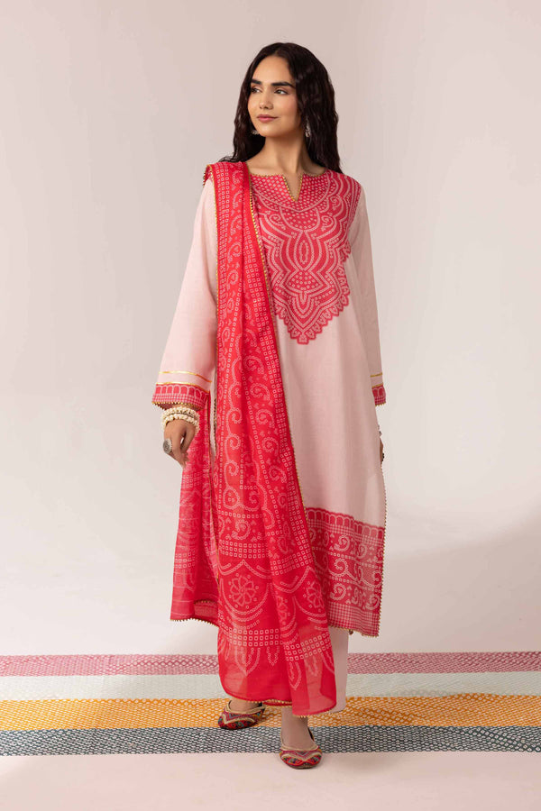 3 Piece - Printed Suit - PE25-101