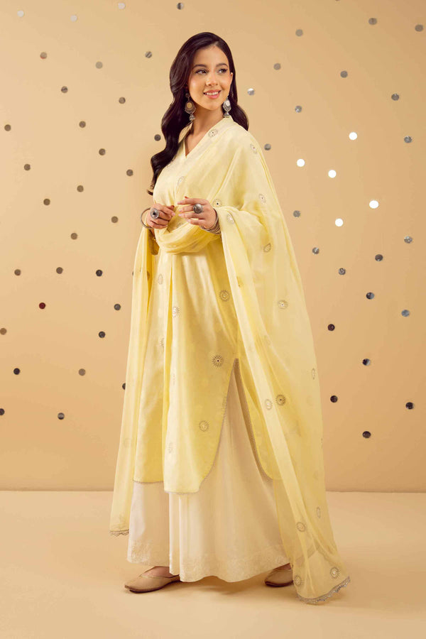 2 Piece - Embroidered Suit - PE25-235