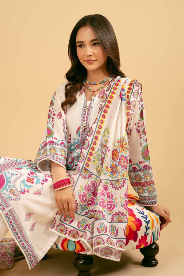 3 Piece - Printed Suit - PE25-248