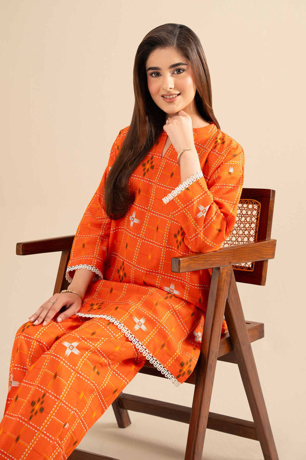 2 Piece - Printed Suit - PE25-404