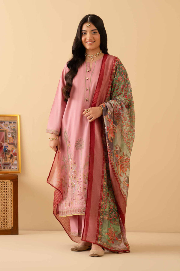 3 Piece - Embroidered Suit - PE25-488