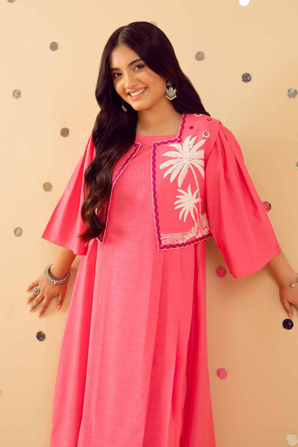 2 Piece - Embroidered Suit - PE25-90