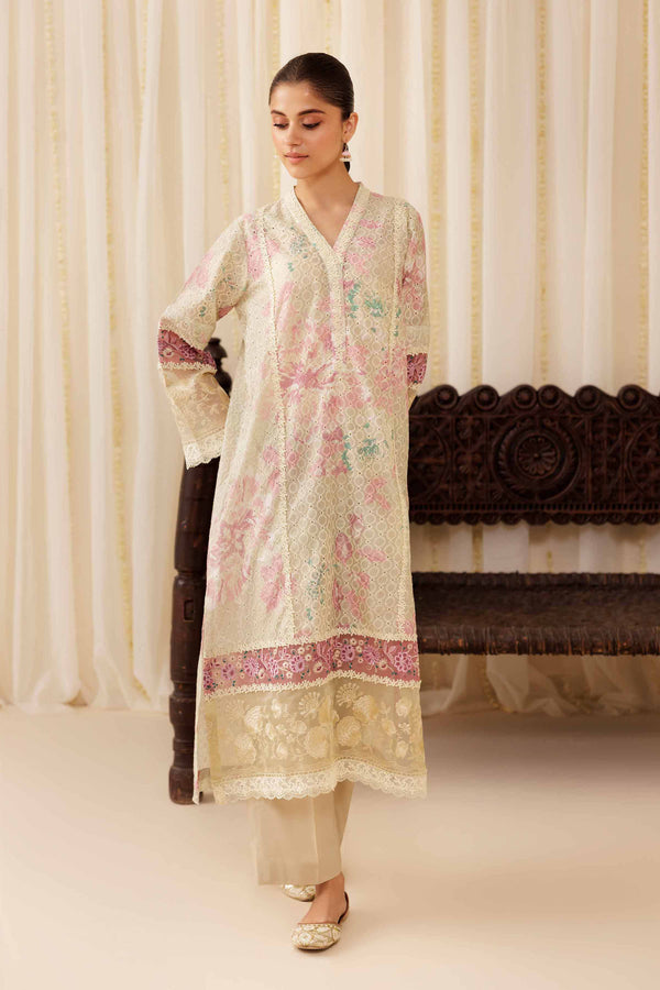 2 Piece - Embroidered Suit - PFE25-06