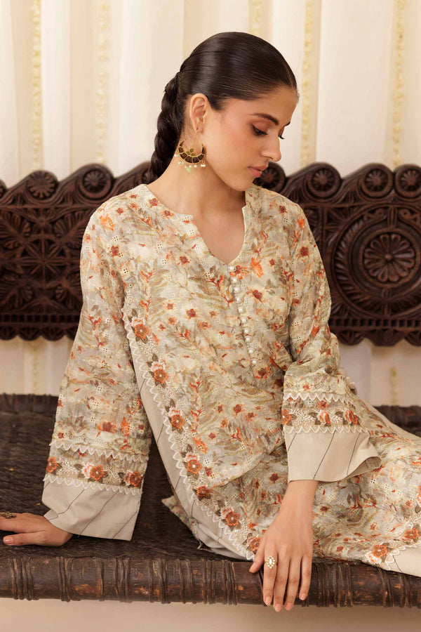 2 Piece - Embroidered Suit - PFE25-11