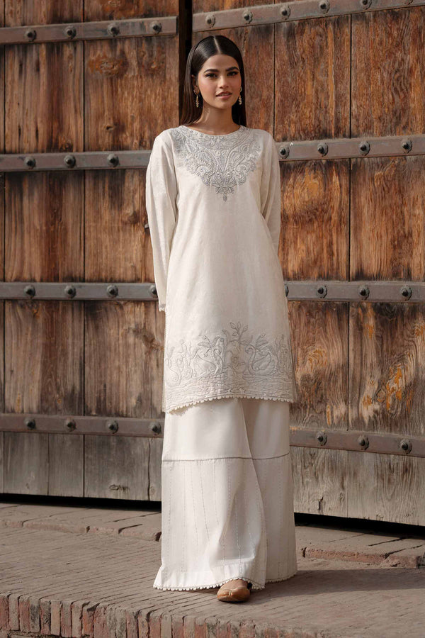 2 Piece - Embroidered Suit - PFE25-14