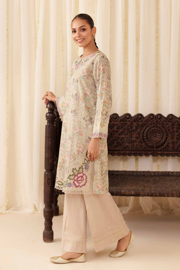 2 Piece - Embroidered Suit - PFE25-35