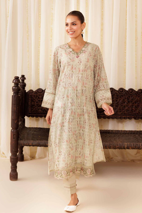 2 Piece - Embroidered Suit - PFE25-38