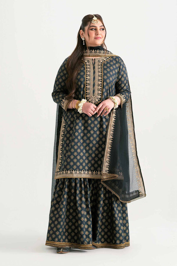 3 Piece - Embroidered Suit - PMD25-07 M
