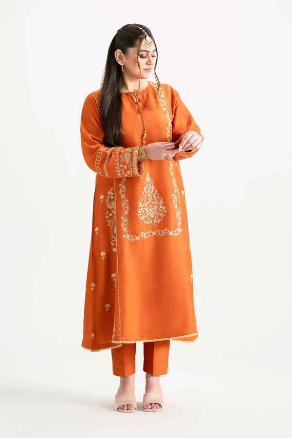 2 Piece - Embroidered Suit - PMD25-11 M