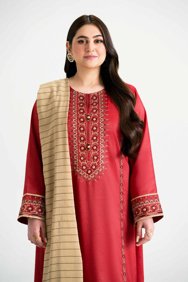 3 Piece - Embroidered Suit - PMD25-12 M