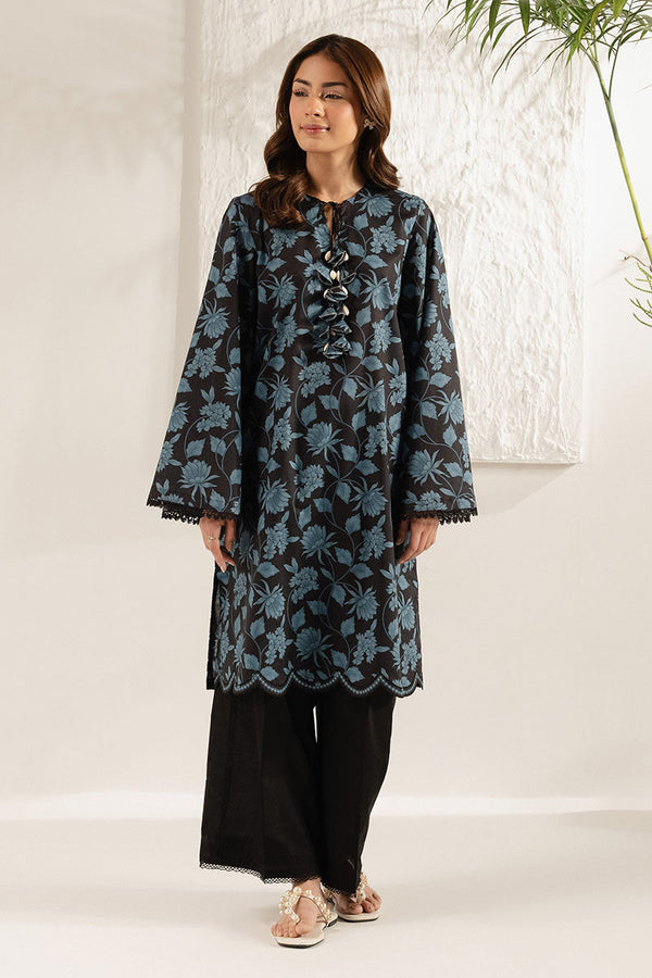 BLACK CHARM PRINTED LAWN SHIRT