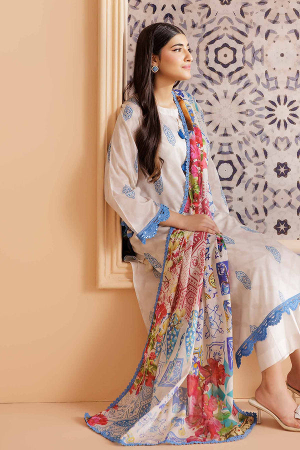3 Piece - Printed Suit - PS25-117
