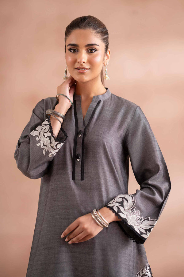 2 Piece - Embroidered Suit - PS25-211